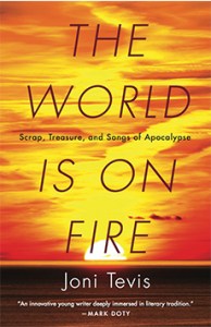 Joni Tevis' nonfiction collection The World Is on Fire is a collection for a future culture, with references to atomic bombs, Buddy Holly, the Alaskan wilderness, Liberace, and that old time religion.